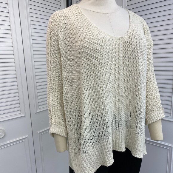 Dolman Creme Sweater Sz. OS (China size F) - Picture 1 of 10